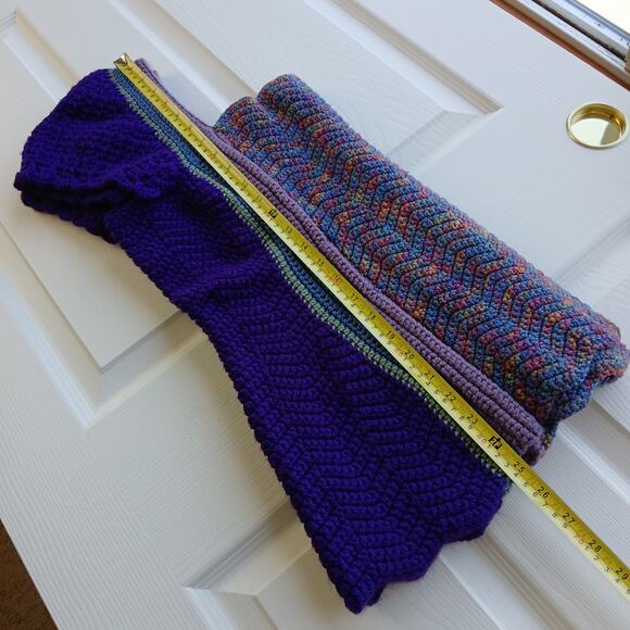 Hourglass Crochet Sweater Blouse 3X short puff sleeve shaping side panels - Picture 9 of 9